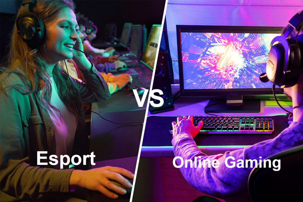 Esport-vs-Gaming