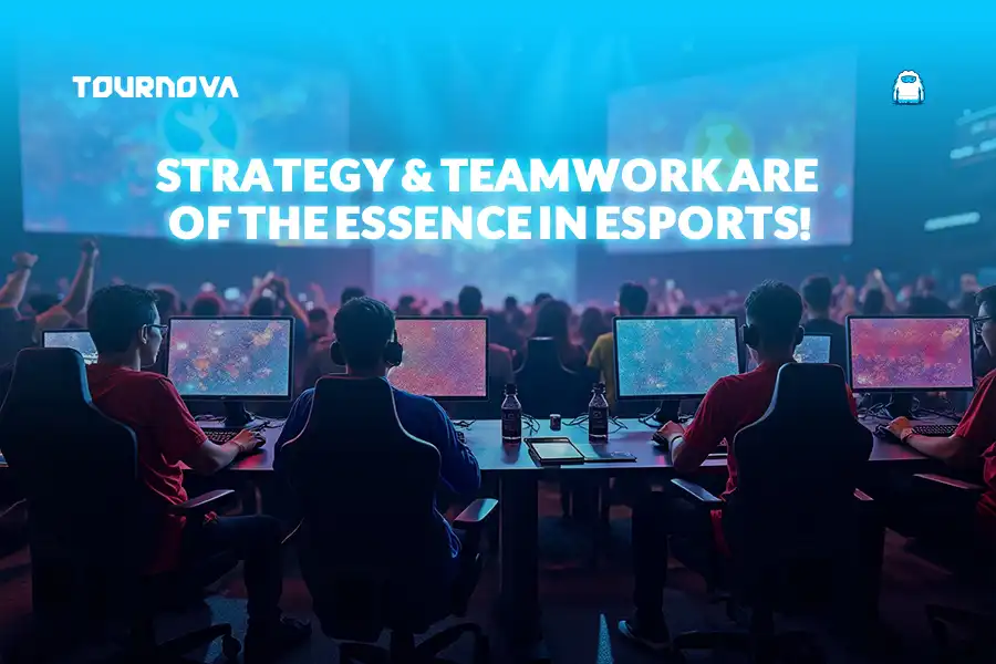 An ESports team that is competing against opponents.