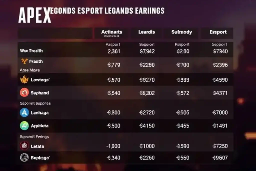 Apex Legends Esports earnings