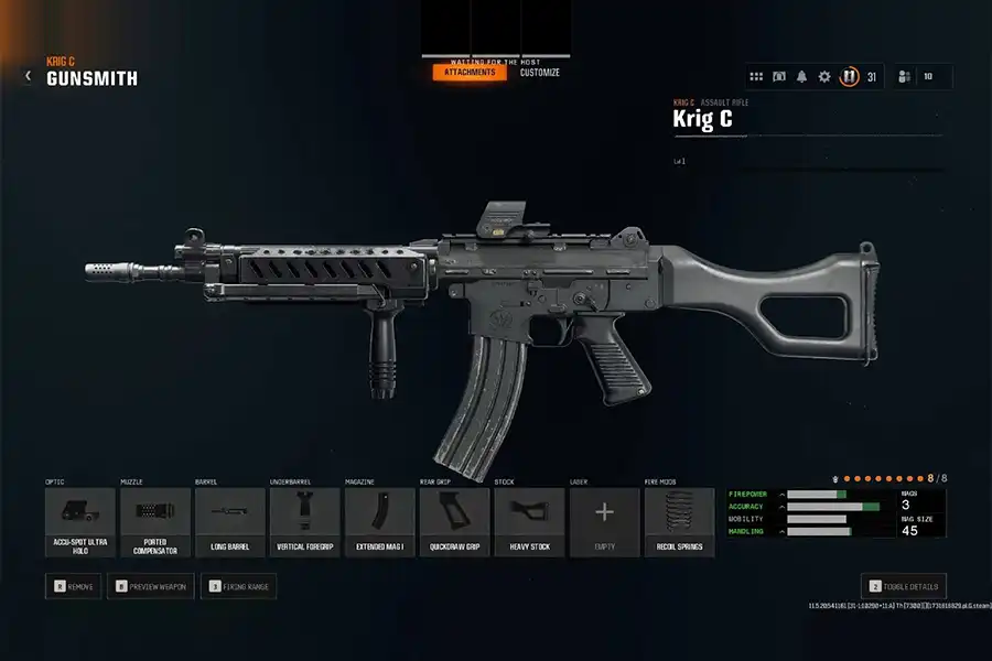 Picture of Krig C in Call of Duty Black Ops 6