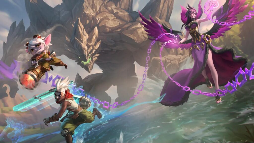 An official picture of League of Legends
