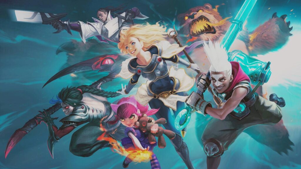 An official picture of League of Legends