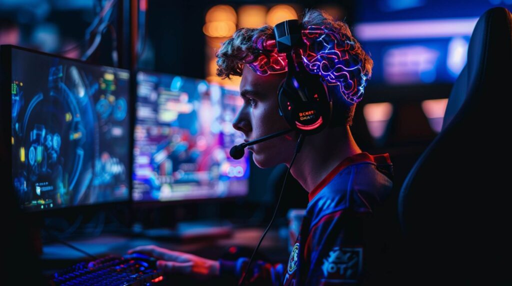 A picture of an Esports player