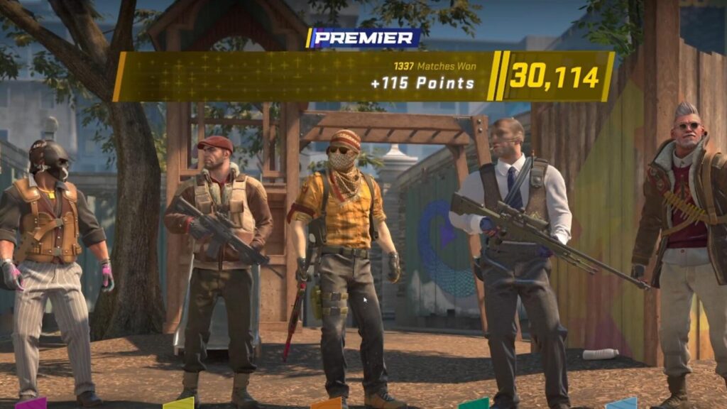 a picture of different players of Counter-Strike 2