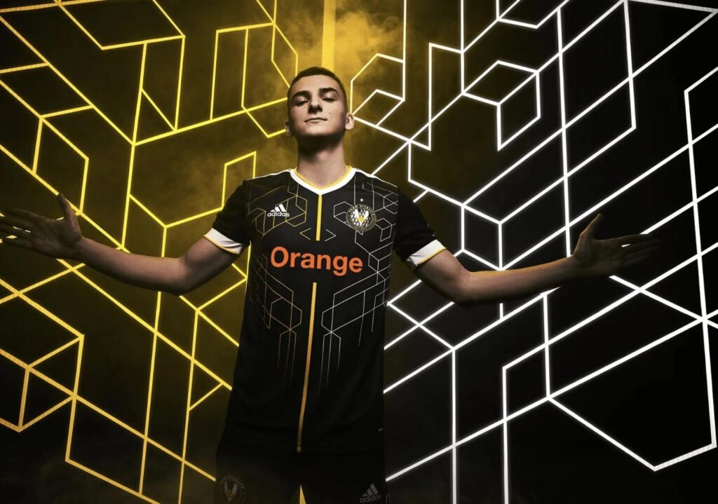 A picture of one of the players