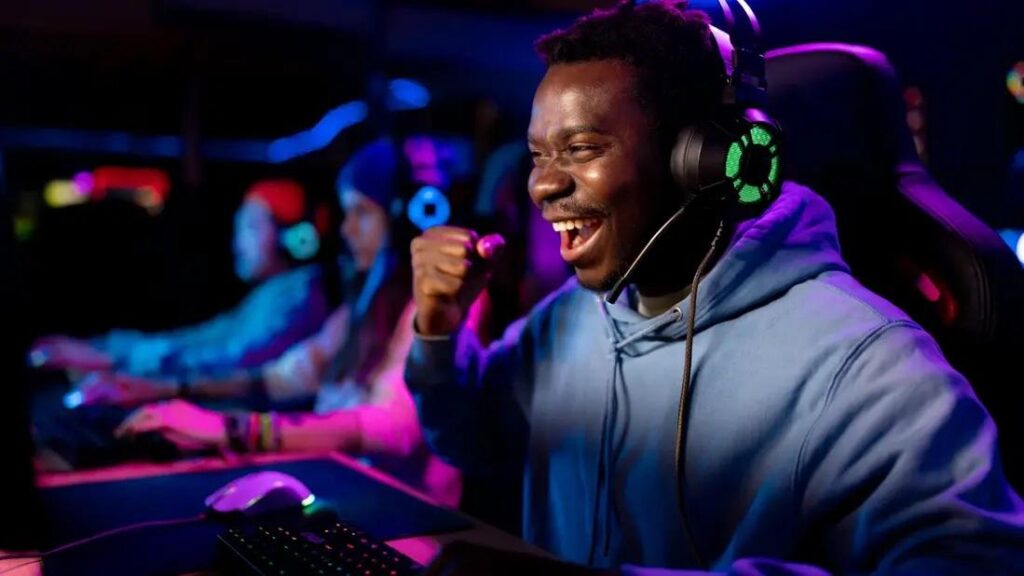 A picture of an Esports player