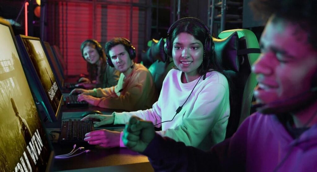 A picture of Esports players