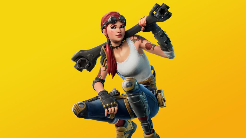 A wallpaper of Fortnite