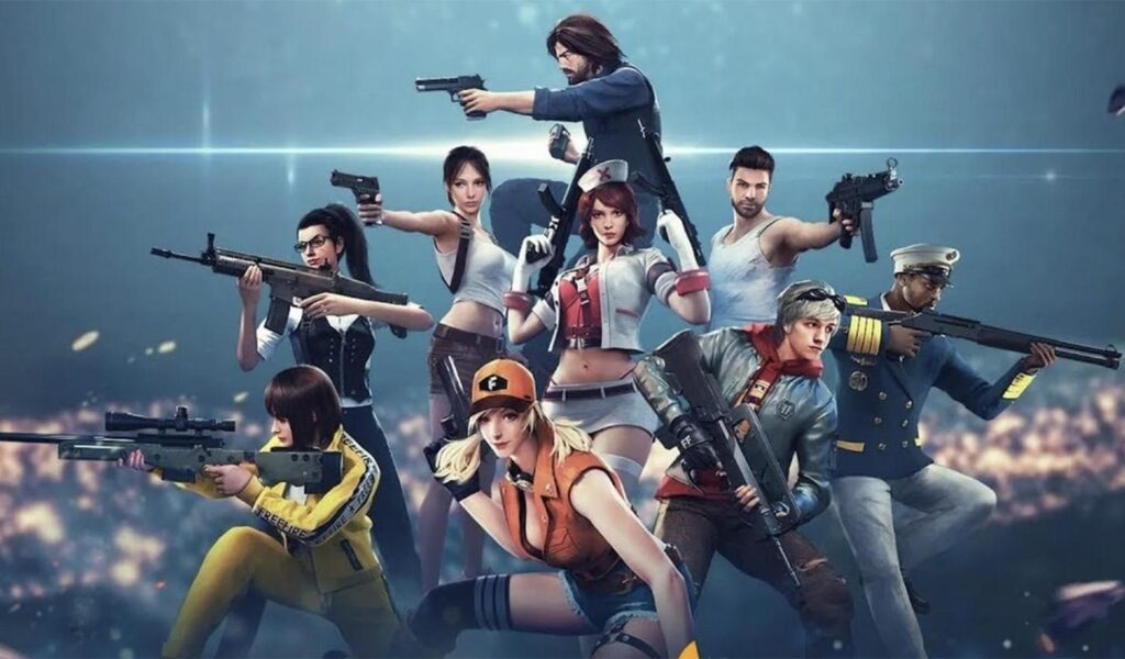 An official wallpaper of Free Fire
