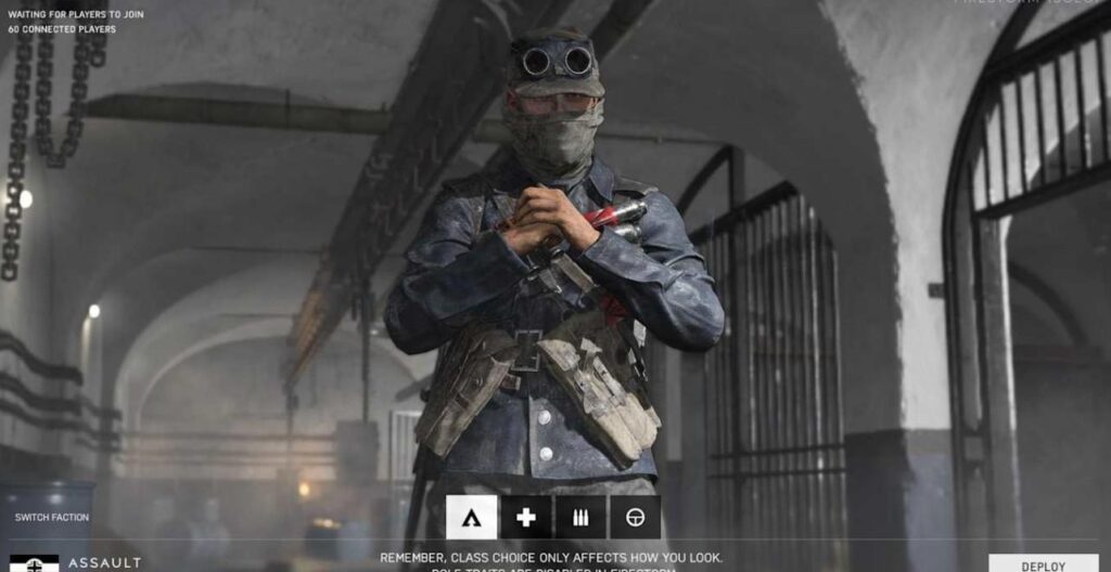 A player character in Firestorm