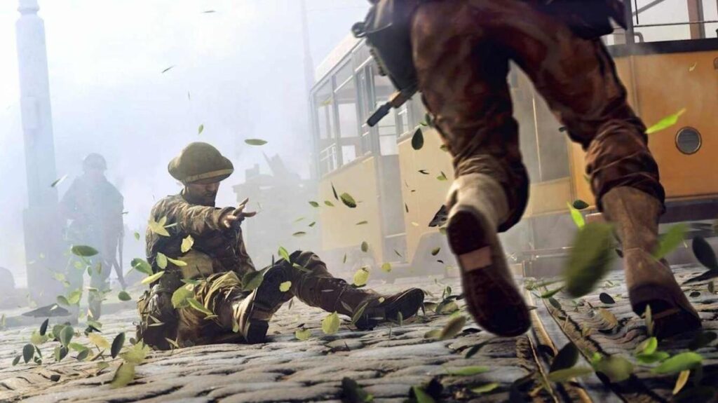 A screenshot of Battlefield V: Firestorm