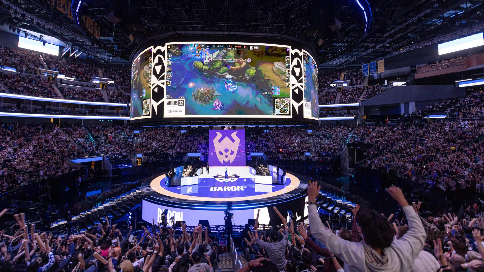 A picture of League of Legends tournaments.
