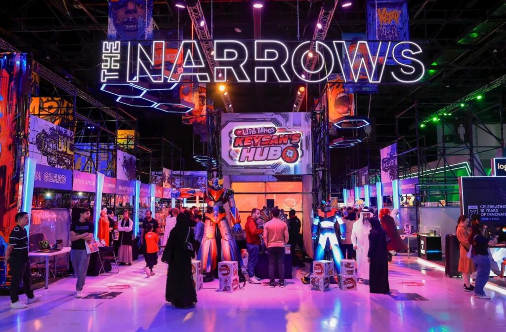 a picture of one of Dubai’s Gaming Conventions.