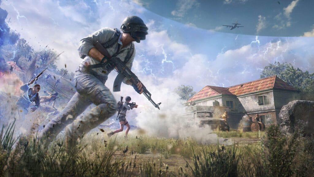 PUBG Guy in a picture of PUBG. 