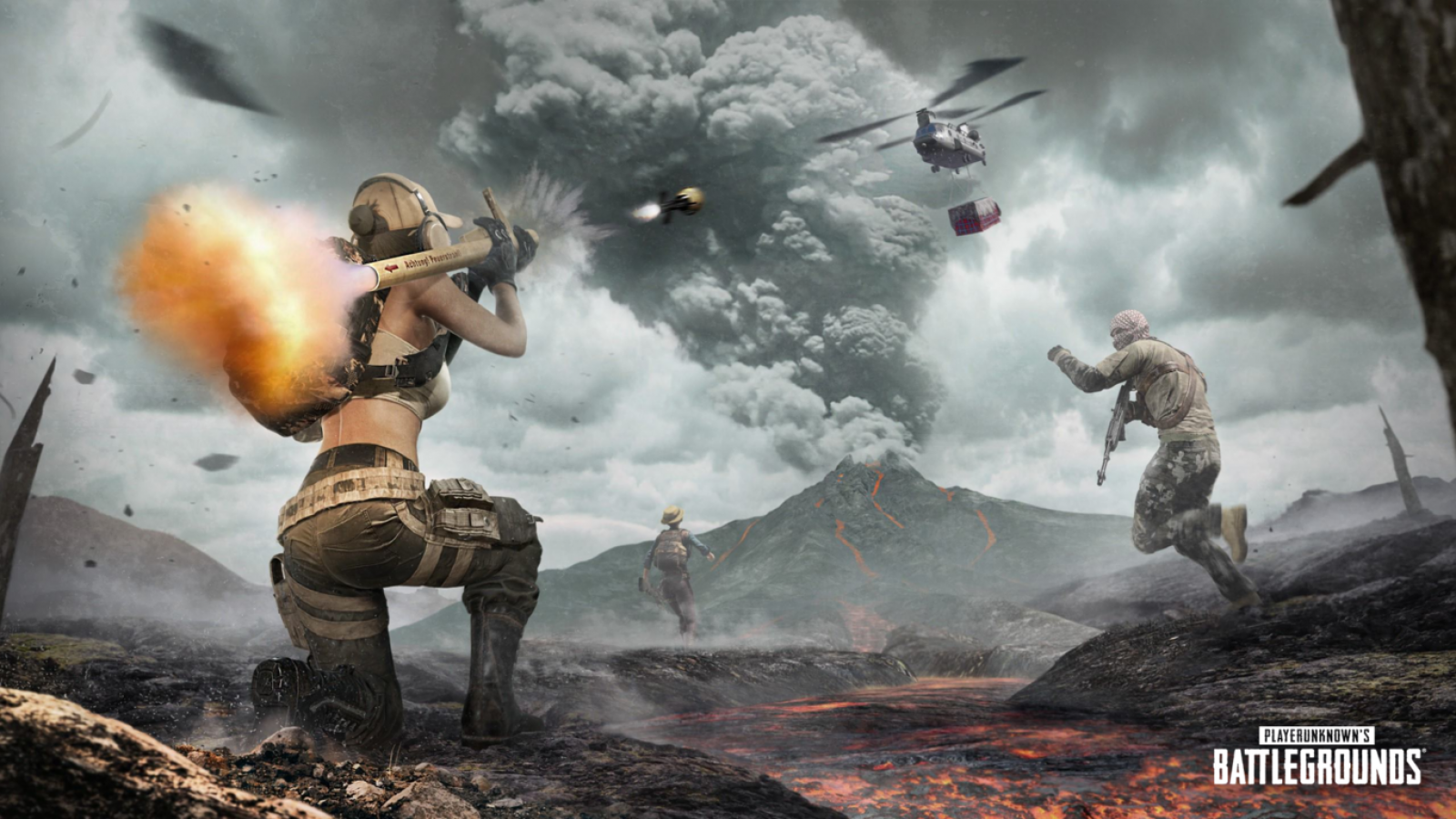 An official wallpaper of PUBG.