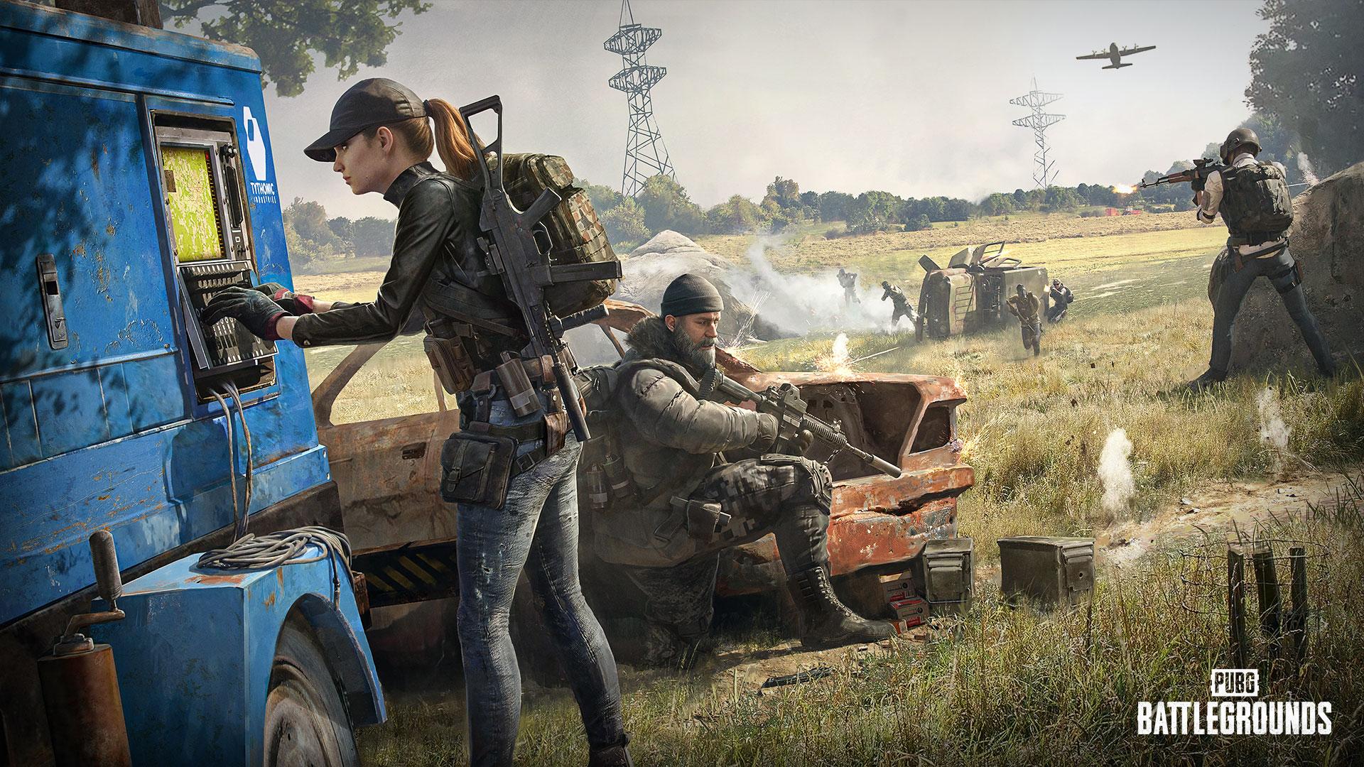An official wallpaper of PUBG.