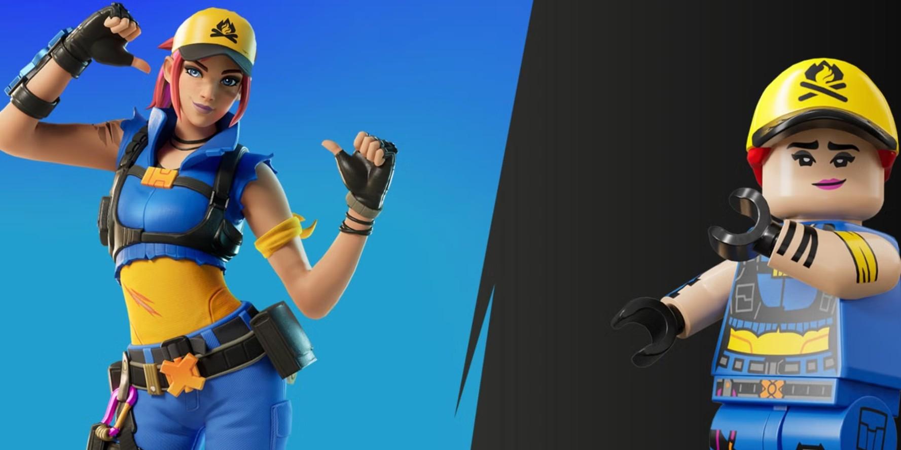 A wallpaper of Fortnite.
