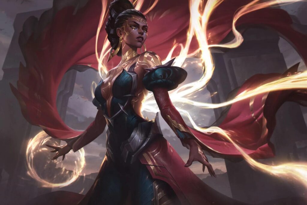 a picture of Mel from League of Legends.