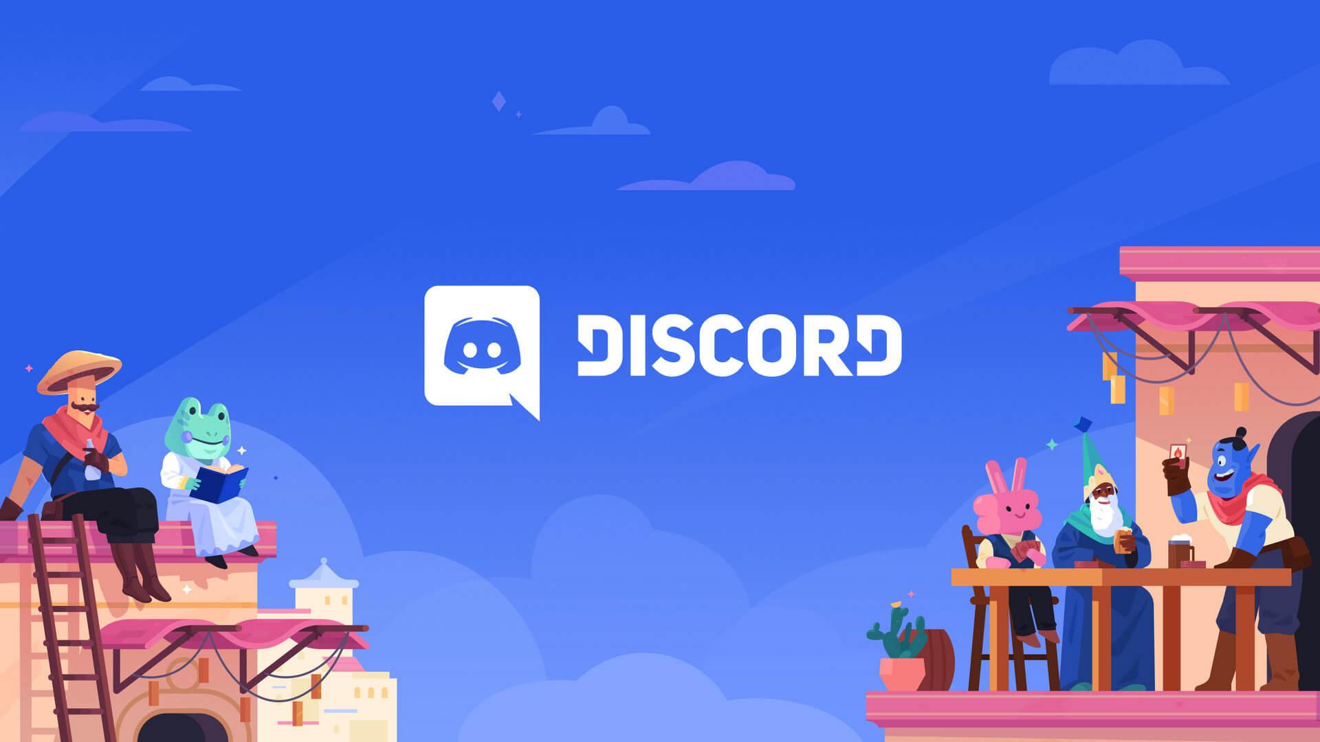 A wallpaper of Discord.