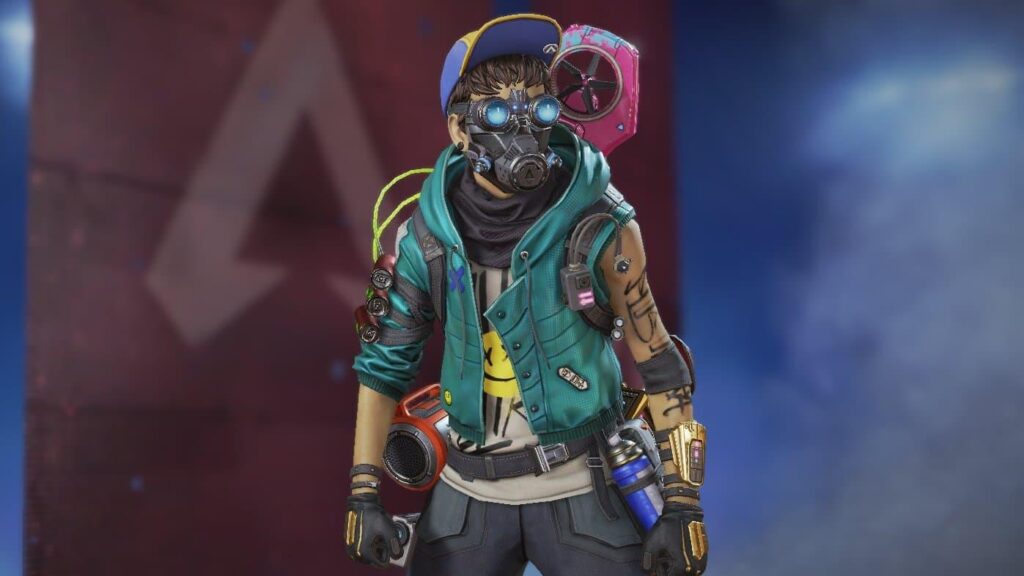 a picture of Octane from Apex Legends.
