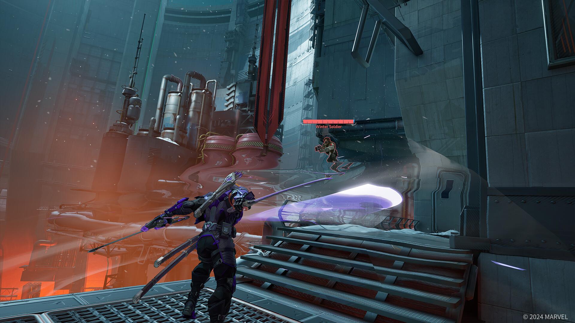 a picture of Hawkeye in Marvel Rivals.