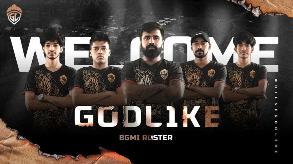 an image of Godlike BGMI team