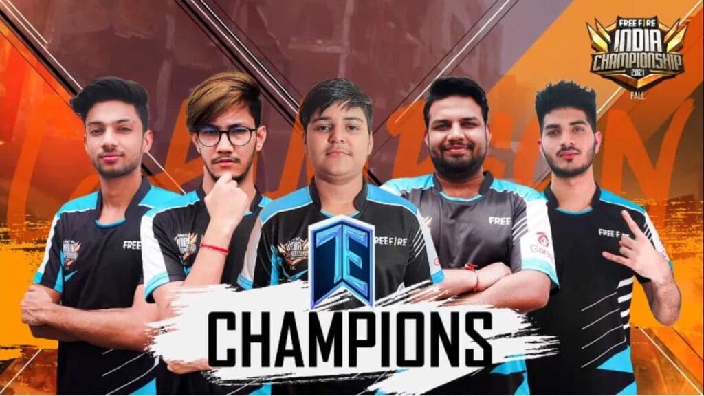 a picture of an Indian Esports team