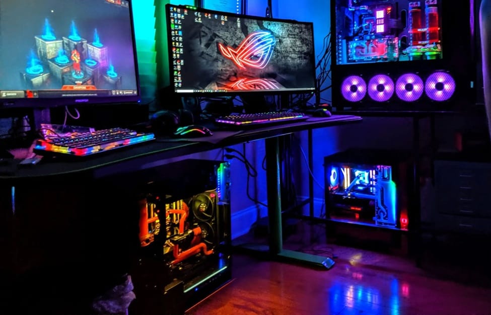A picture of a gaming PC