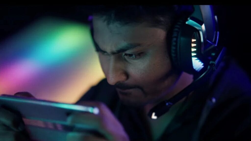 a picture of an Indian gamer