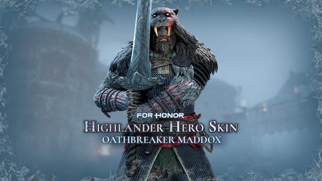 A wallpaper of Highlander in For Honor