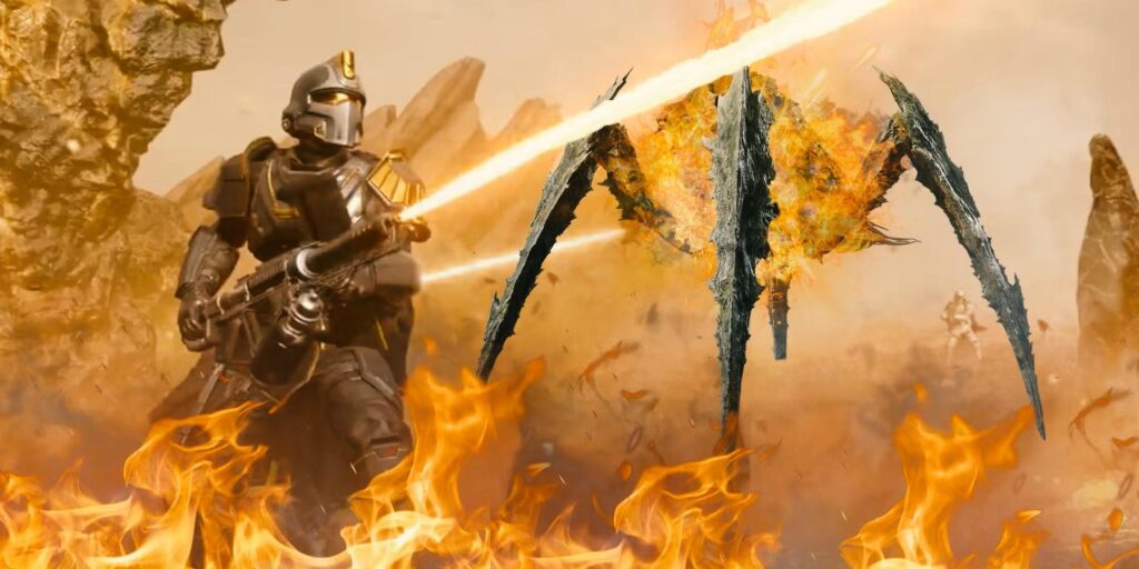 An official picture of Helldivers 2