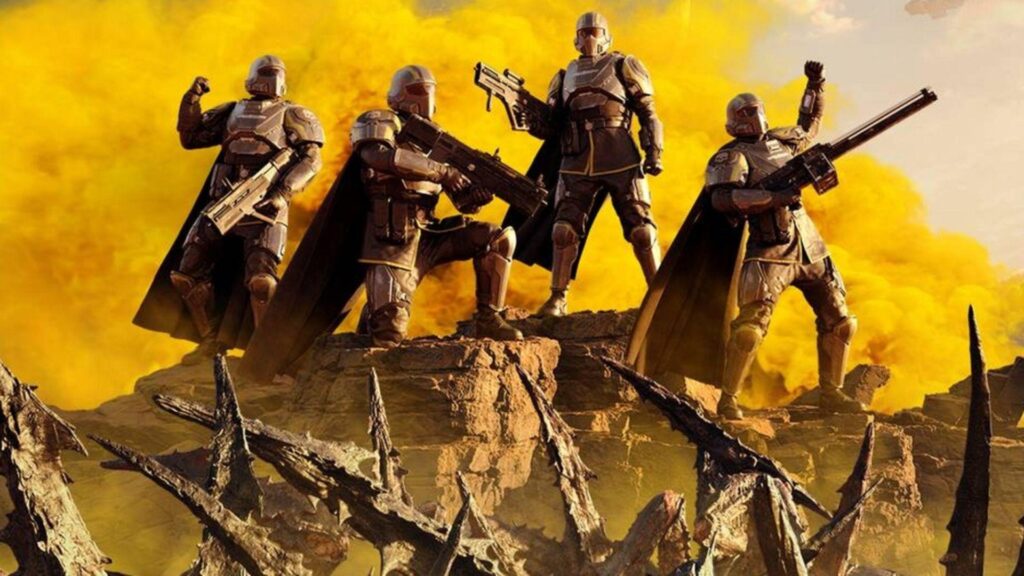 An official picture of Helldivers 2