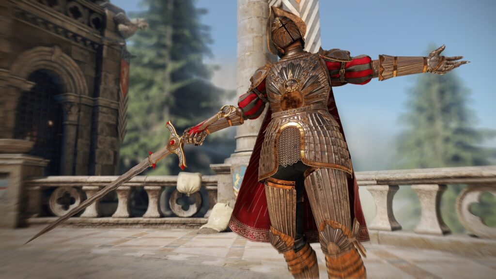 A screenshot of Warmonger in For Honor