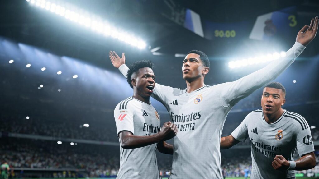 an image of Real Madrid players in FC 25