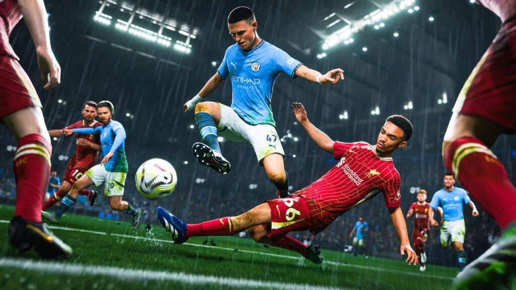 a screenshot of Manchester City Versus Liverpool