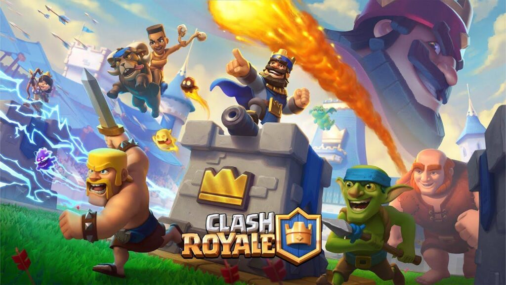 A wallpaper of Clash Royale