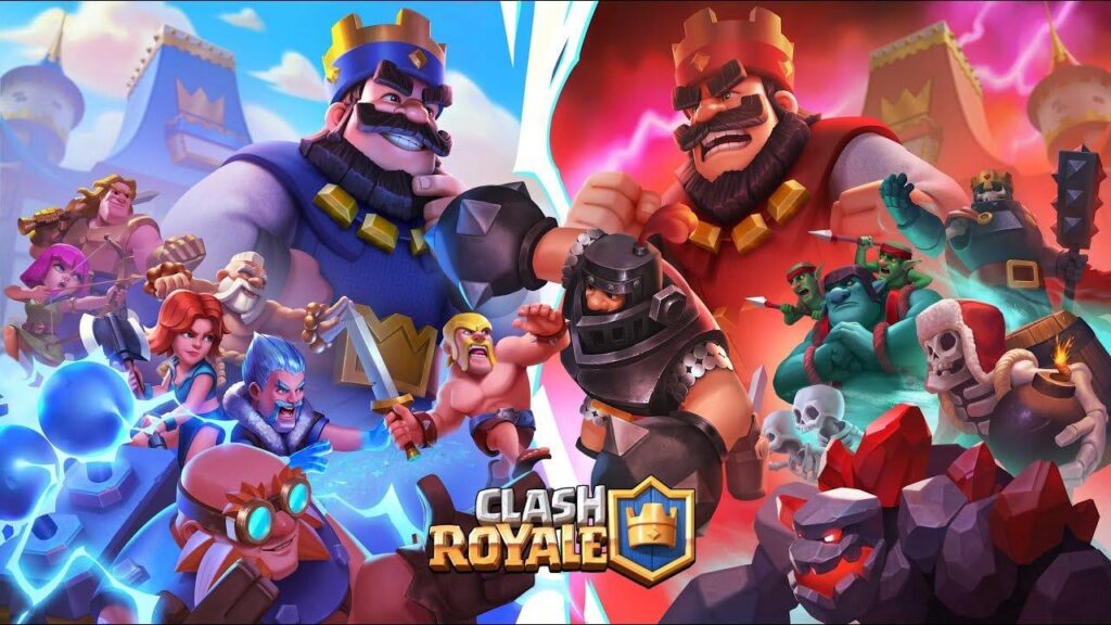 A wallpaper of Clash Royale