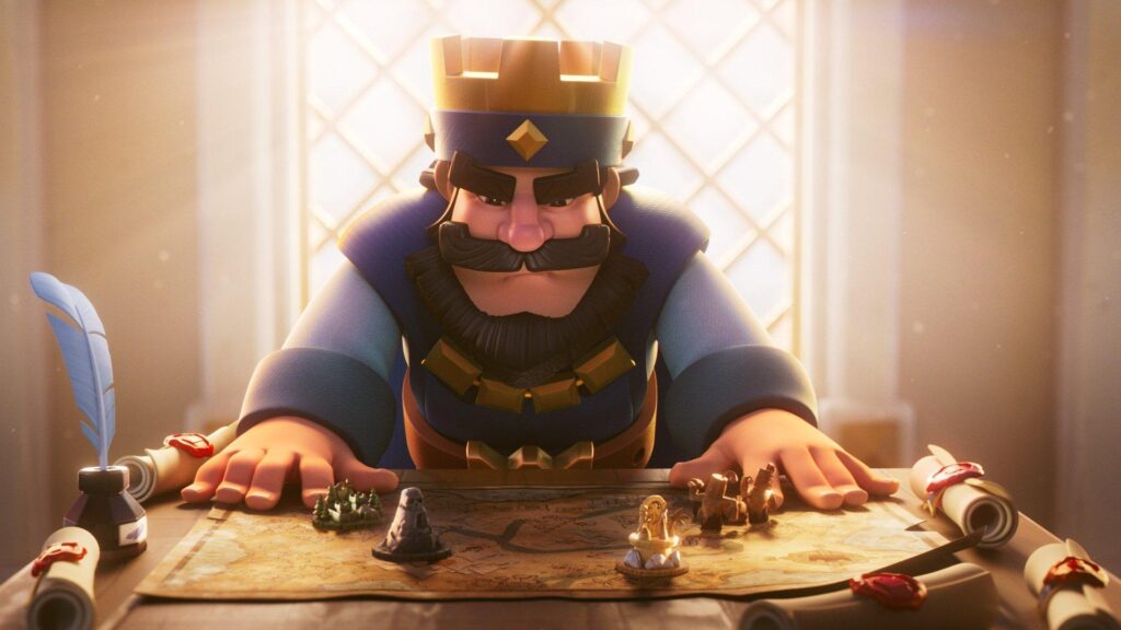 A wallpaper of Clash Royale