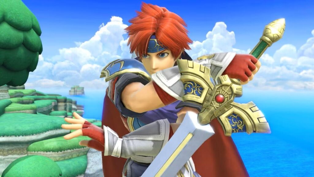 a screenshot of Roy from Super Smash Bros
