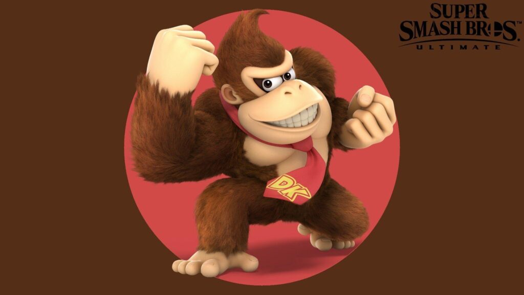 a picture of Donkey Kong in Super Smash Bros