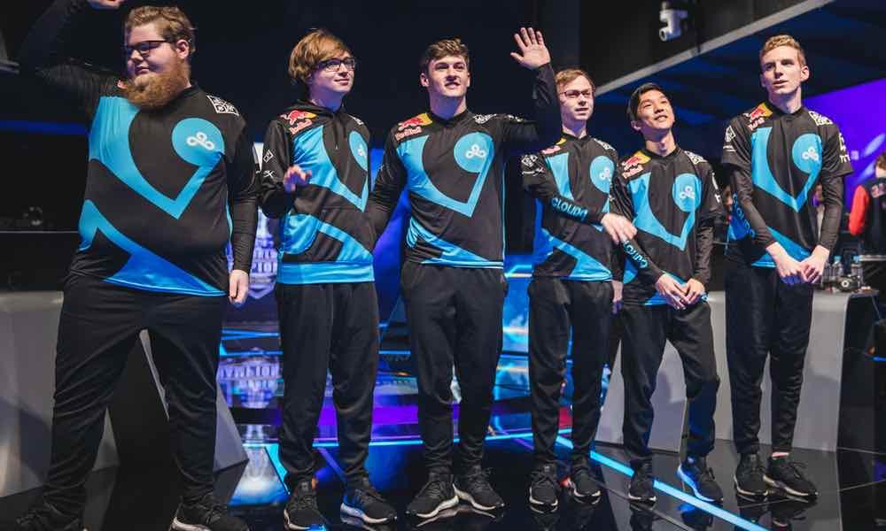 A picture of the team Cloud9