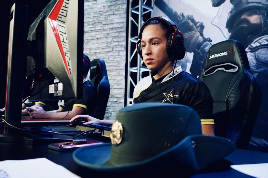 A picture of a professional gamer