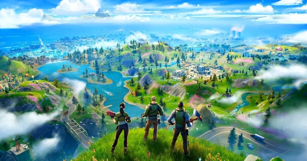 a wallpaper of Fortnite