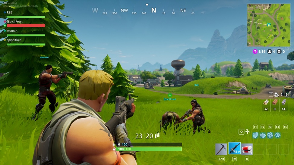 a screenshot of Fortnite