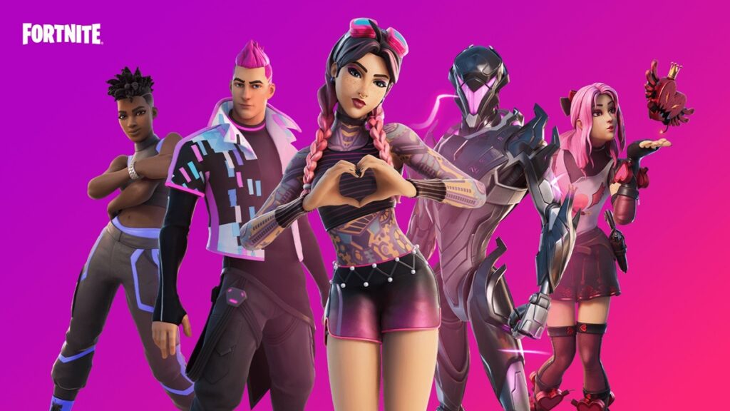 a wallpaper of Fortnite