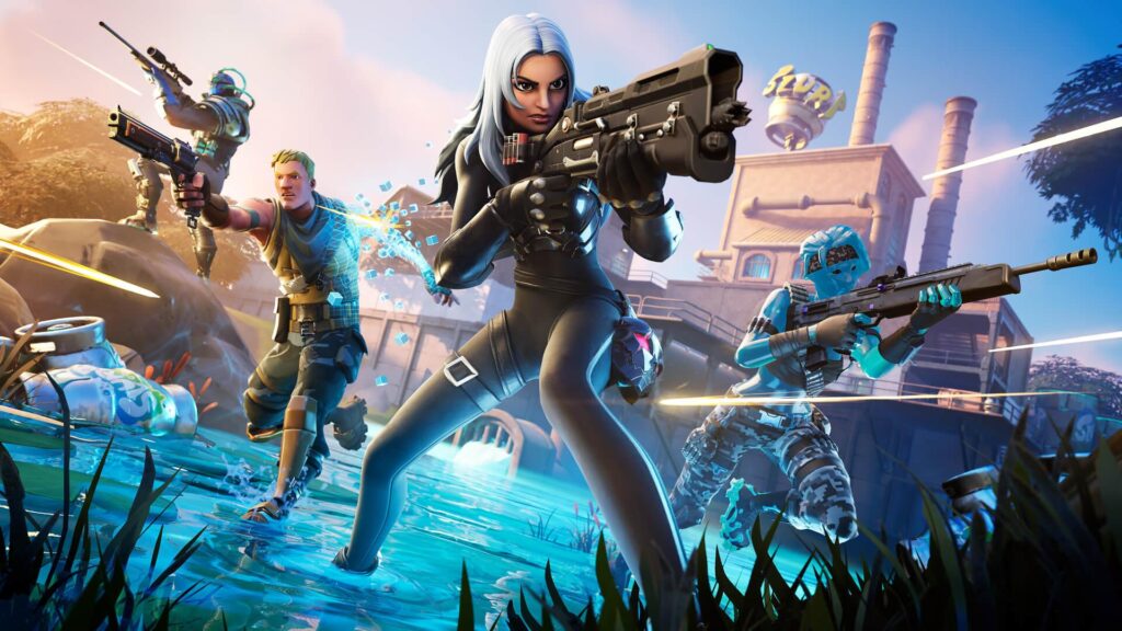 a wallpaper of Fortnite