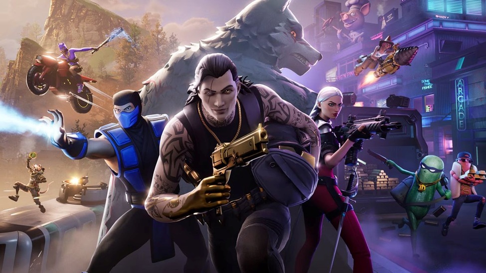 a wallpaper of Fortnite