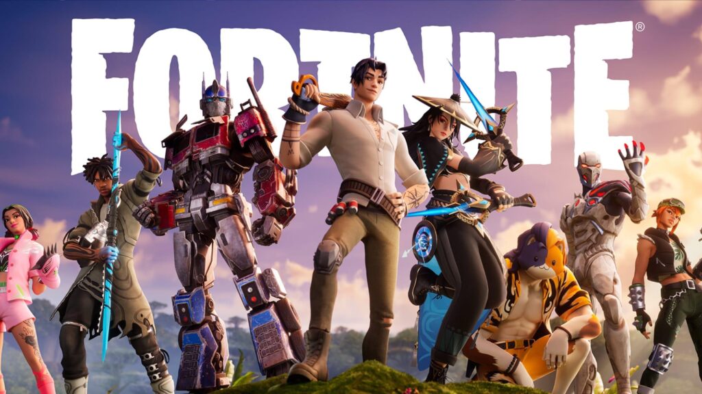 a wallpaper of Fortnite