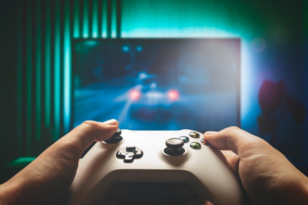 A picture of an Xbox controller