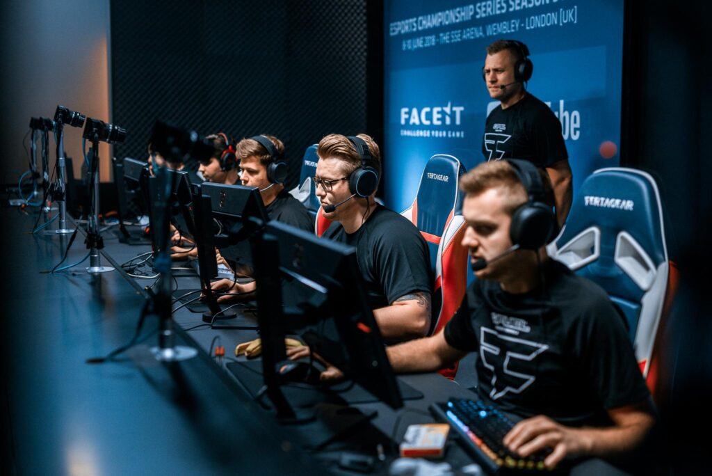 A picture of professional gamers